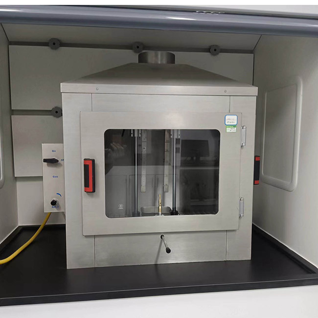 ISO 11925 Single Flame Source Tester för byggnadsmaterial antändbarhetstestning
