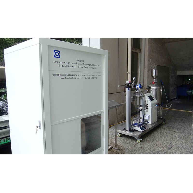  UL162 EN 1568 Lågexpansion skummande vätska Skumförhållande och Separationstid Mätanordning