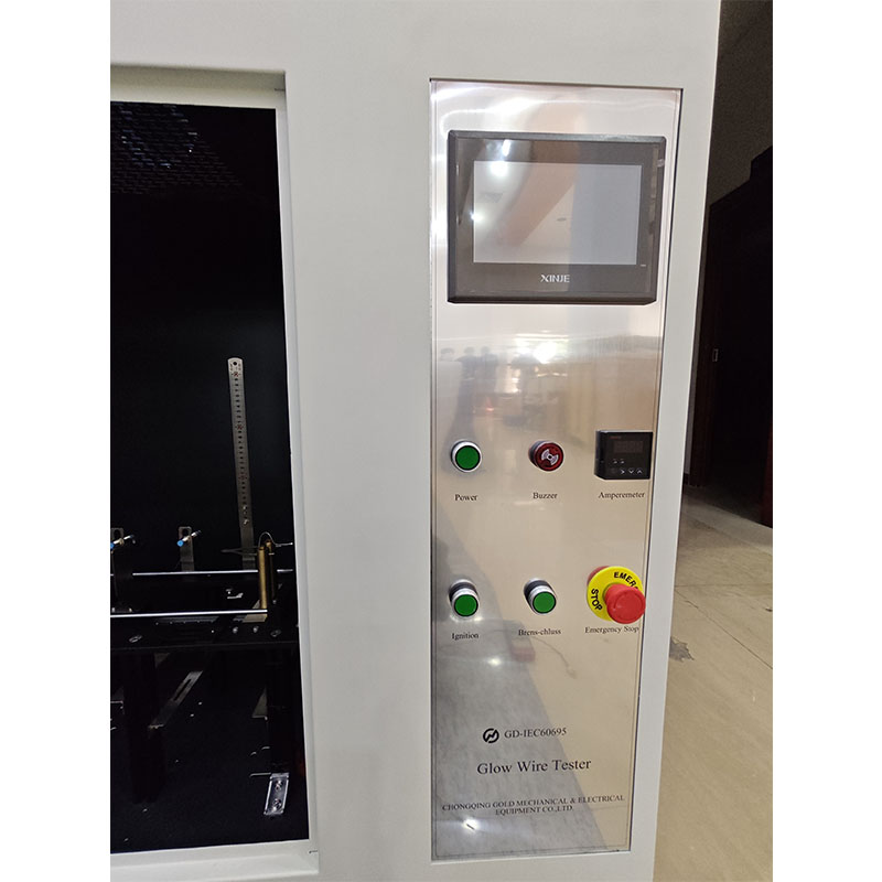 IEC 60695-2-10 UL 746A GLOW WIRE TIMMAMITY TESTER FÖR ELEKTRONIK