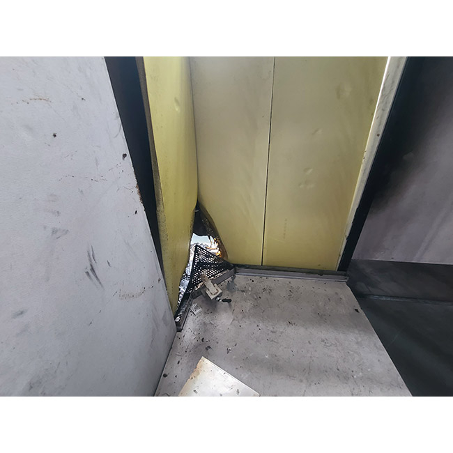 EN 13823 Enkelt brinnande föremål (SBI) testare för brandsäkra väggpaneler