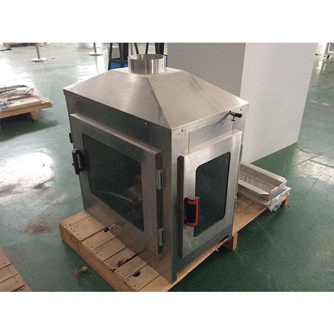 ISO 11925 Single Flame Source Tester för byggnadsmaterial antändbarhetstestning